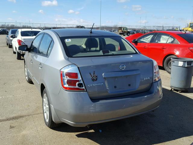 3N1AB61E27L652226 - 2007 NISSAN SENTRA 2.0 GRAY photo 3