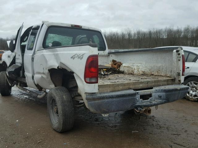 1FTNX21L93EB31196 - 2003 FORD F250 SUPER WHITE photo 3