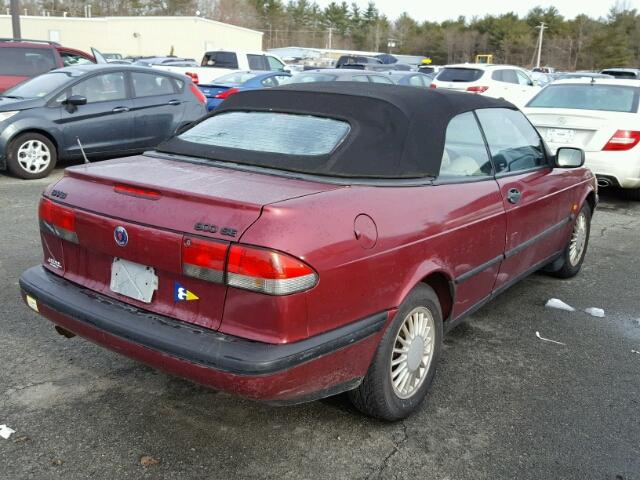 YS3DF75V7S7012162 - 1995 SAAB 900 SE MAROON photo 4