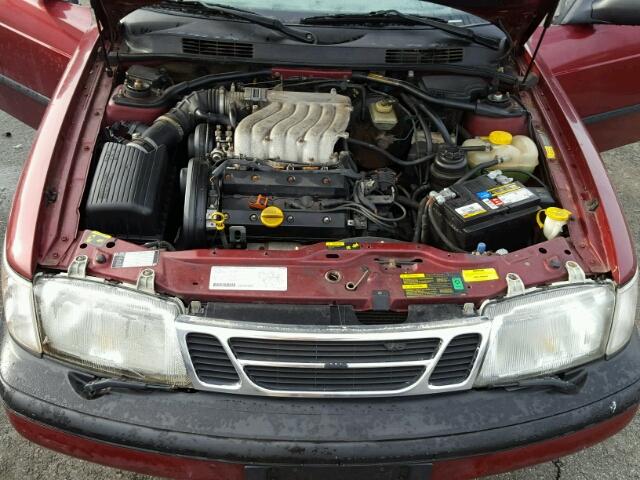 YS3DF75V7S7012162 - 1995 SAAB 900 SE MAROON photo 7