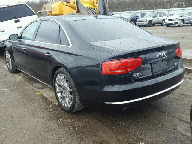 WAURVAFD2BN005602 - 2011 AUDI A8 L QUATT BLACK photo 3