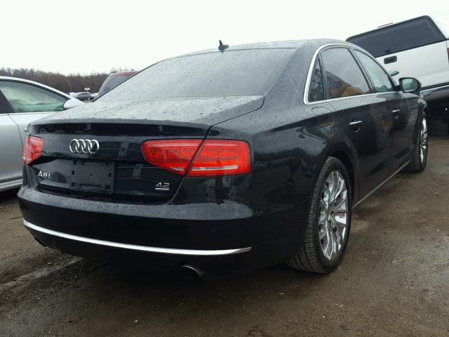 WAURVAFD2BN005602 - 2011 AUDI A8 L QUATT BLACK photo 4