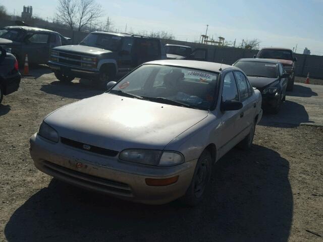 1Y1SK5266VZ428302 - 1997 GEO PRIZM BASE GOLD photo 2