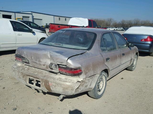 1Y1SK5266VZ428302 - 1997 GEO PRIZM BASE GOLD photo 4