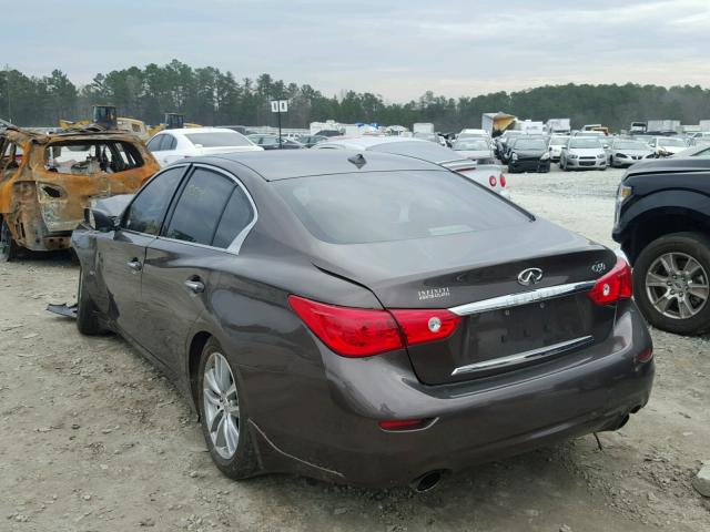 JN1EV7AP5GM302398 - 2016 INFINITI Q50 PREMIU BROWN photo 3