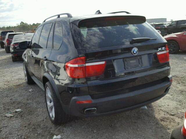 5UXFE83559L171449 - 2009 BMW X5 XDRIVE4 BLACK photo 3