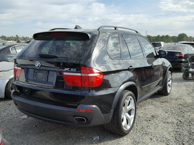 5UXFE83559L171449 - 2009 BMW X5 XDRIVE4 BLACK photo 4