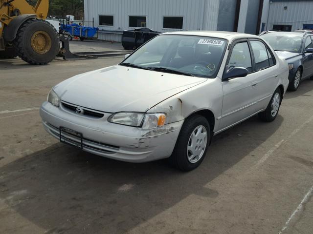 2T1BR18E2YC351403 - 2000 TOYOTA COROLLA VE SILVER photo 2