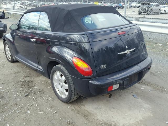 3C3EY55E95T354680 - 2005 CHRYSLER PT CRUISER BLACK photo 3