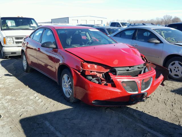 1G2ZG558464256999 - 2006 PONTIAC G6 SE1 RED photo 1