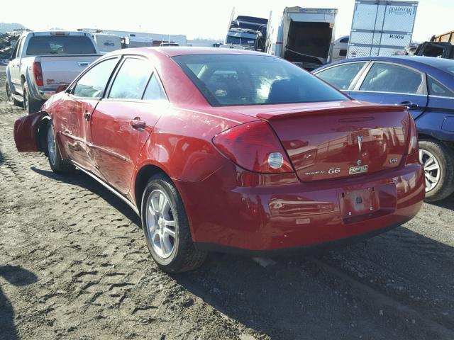 1G2ZG558464256999 - 2006 PONTIAC G6 SE1 RED photo 3