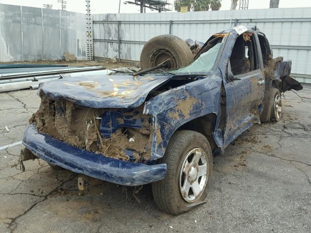 1GCESCFE8C8122812 - 2012 CHEVROLET COLORADO L BLUE photo 2