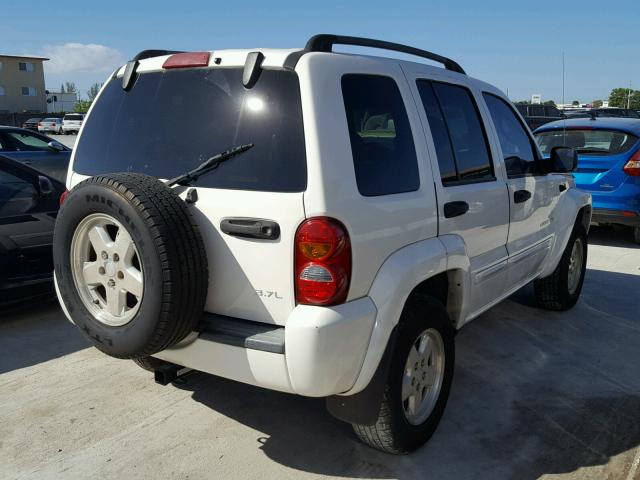 1J4GK58K52W259363 - 2002 JEEP LIBERTY LI WHITE photo 4