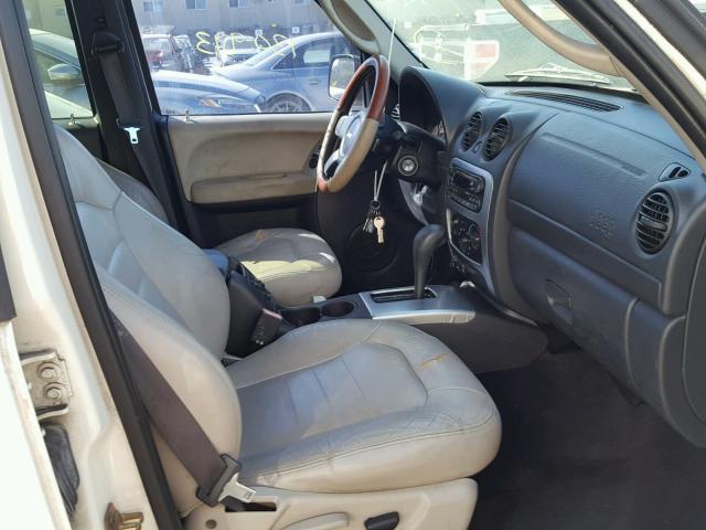 1J4GK58K52W259363 - 2002 JEEP LIBERTY LI WHITE photo 5