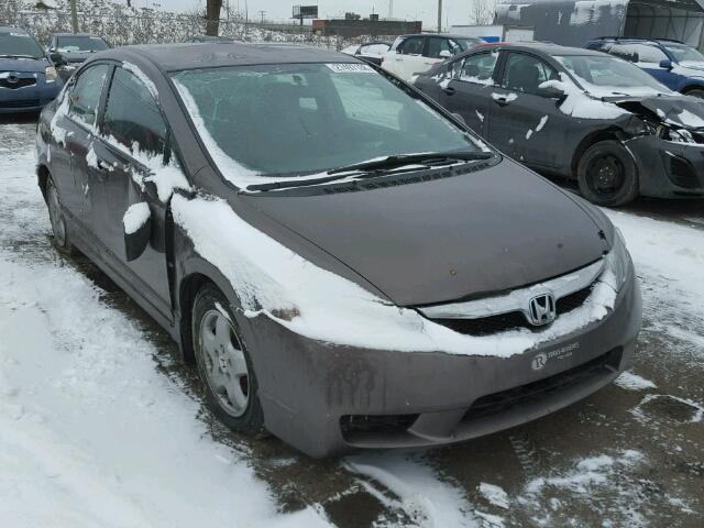 2HGFA1F44AH034996 - 2010 HONDA CIVIC DX-G BROWN photo 1