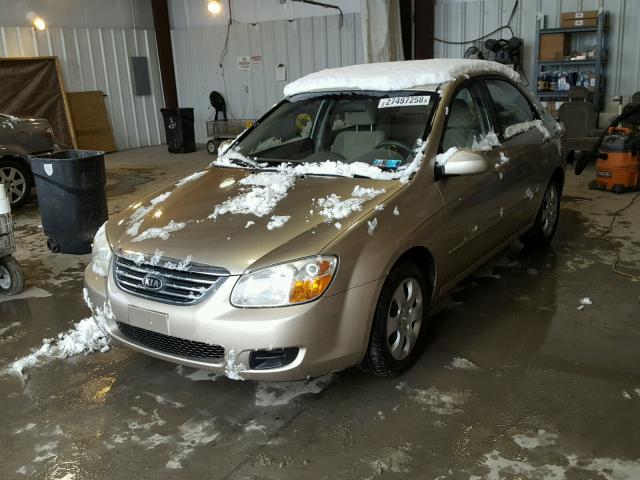 KNAFE122385501198 - 2008 KIA SPECTRA EX GOLD photo 2