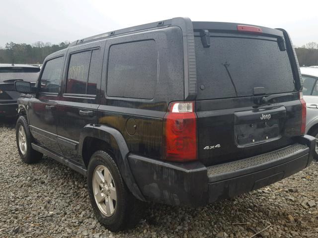 1J8HG48K26C124282 - 2006 JEEP COMMANDER BLACK photo 3