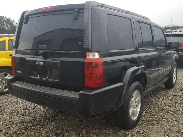 1J8HG48K26C124282 - 2006 JEEP COMMANDER BLACK photo 4