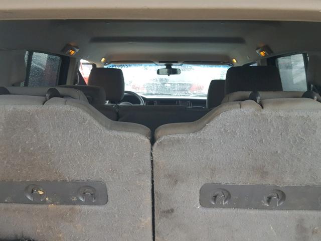 1J8HG48K26C124282 - 2006 JEEP COMMANDER BLACK photo 9