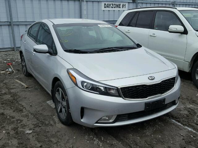 3KPFL4A78JE207054 - 2018 KIA FORTE LX SILVER photo 1