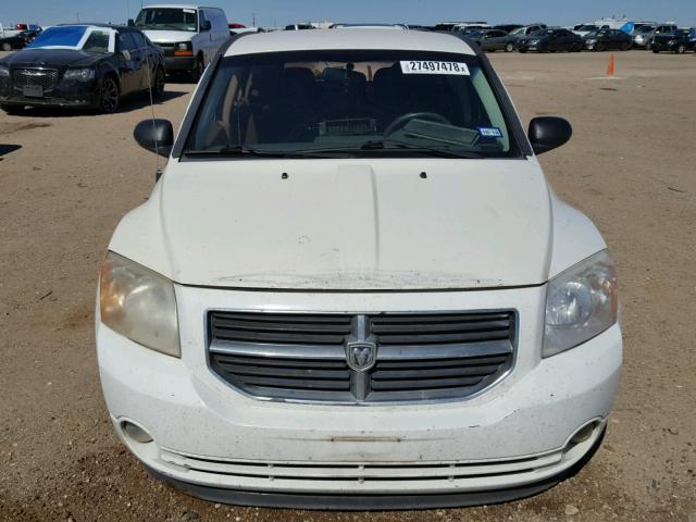 1B3HE78K77D289045 - 2007 DODGE CALIBER R/ WHITE photo 9