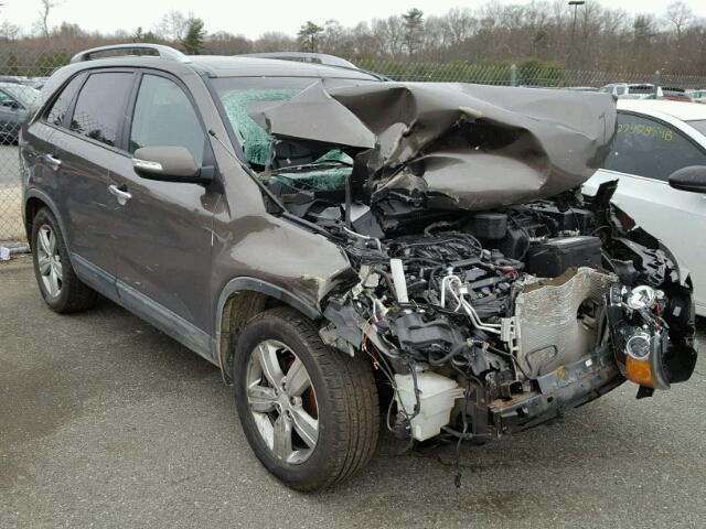 5XYKU4A23DG397305 - 2013 KIA SORENTO EX CHARCOAL photo 1