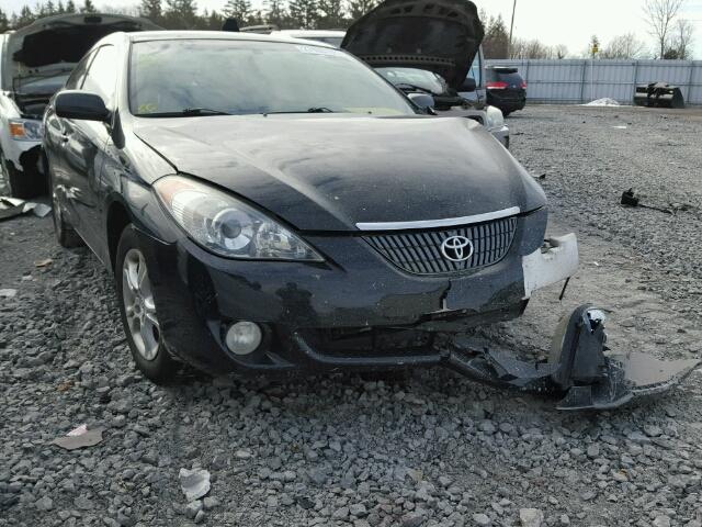 4T1CE38P14U823242 - 2004 TOYOTA CAMRY SOLA BLACK photo 1