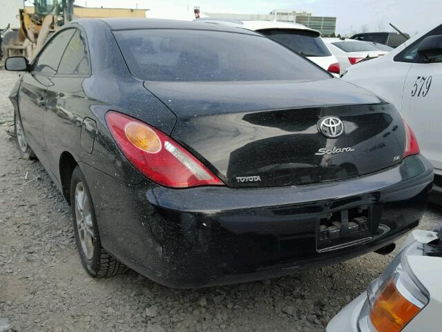 4T1CE38P14U823242 - 2004 TOYOTA CAMRY SOLA BLACK photo 3