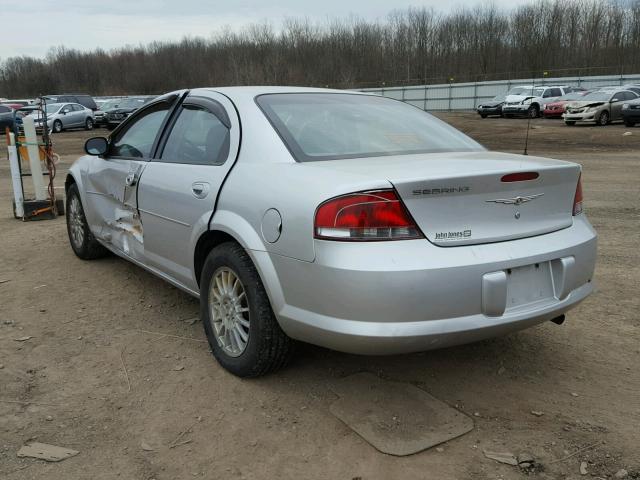 1C3EL46X86N275723 - 2006 CHRYSLER SEBRING SILVER photo 3