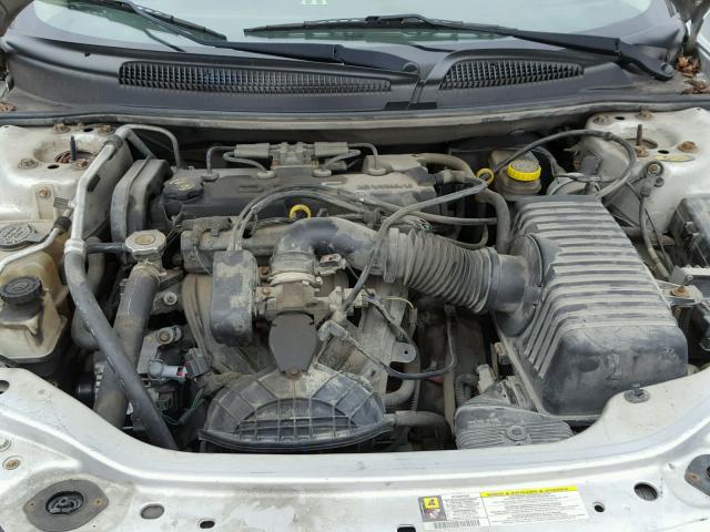 1C3EL46X86N275723 - 2006 CHRYSLER SEBRING SILVER photo 7