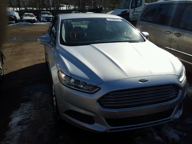 3FA6P0H77GR390473 - 2016 FORD FUSION SE SILVER photo 1