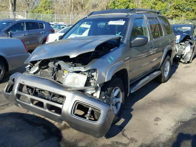 JN8DR09Y73W808691 - 2003 NISSAN PATHFINDER GRAY photo 2