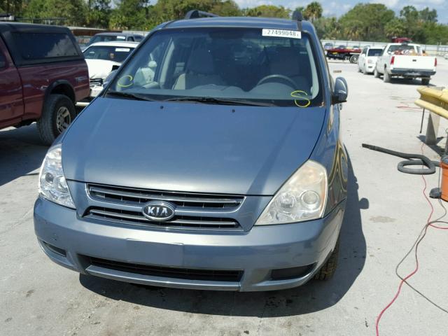 KNDMB233676158556 - 2007 KIA SEDONA EX GREEN photo 9