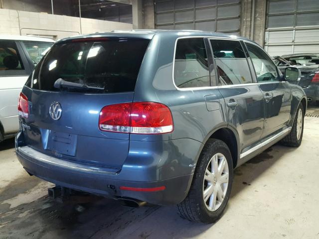 WVGCM67LX4D035885 - 2004 VOLKSWAGEN TOUAREG 4. GREEN photo 4