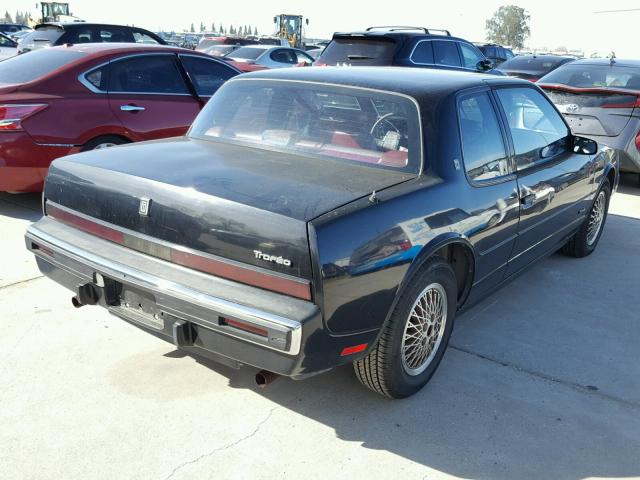 1G3EV11C7KU307358 - 1989 OLDSMOBILE TORONADO T BLACK photo 4