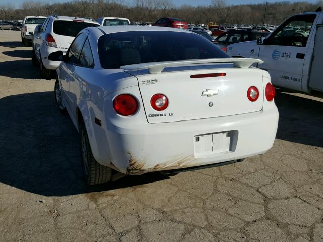 1G1AL18F787245979 - 2008 CHEVROLET COBALT LT WHITE photo 3