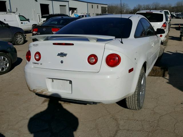 1G1AL18F787245979 - 2008 CHEVROLET COBALT LT WHITE photo 4