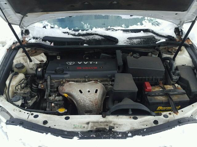 4T1BE46K87U711356 - 2007 TOYOTA CAMRY NEW WHITE photo 7