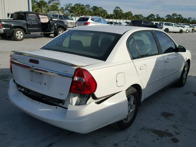 1G1ZT54825F191168 - 2005 CHEVROLET MALIBU LS 白色 照片 4