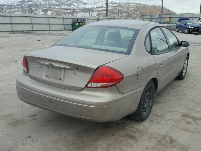 1FAFP53224A163609 - 2004 FORD TAURUS SE GOLD photo 4