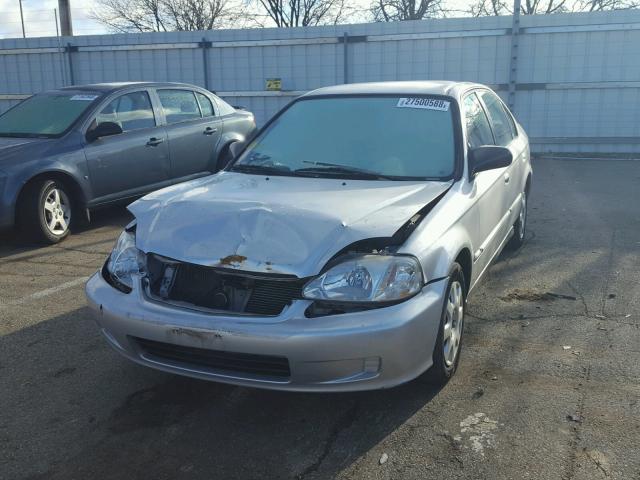 2HGEJ6616YH510335 - 2000 HONDA CIVIC BASE Gümüş foto 2