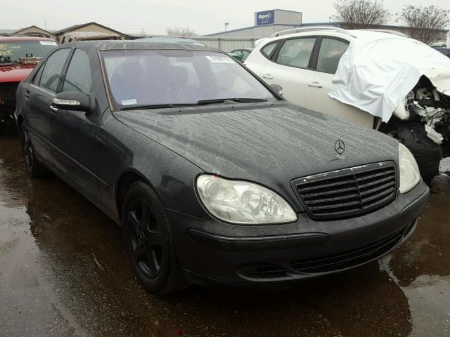 WDBNG70JX4A392275 - 2004 MERCEDES-BENZ S 430 BLACK photo 1