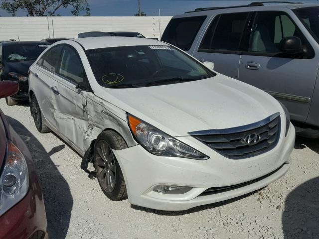 5NPEC4AB6CH354925 - 2012 HYUNDAI SONATA SE WHITE photo 1