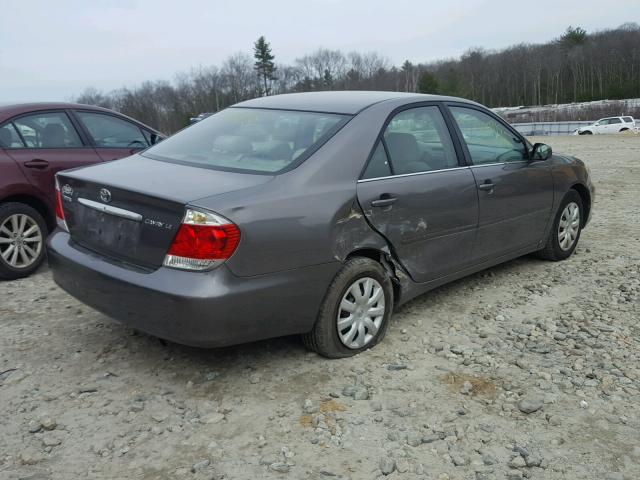 4T1BE32K75U631334 - 2005 TOYOTA CAMRY LE GRAY photo 4