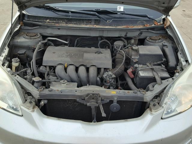 2T1KR38EX4C187890 - 2004 TOYOTA COROLLA MA SILVER photo 7