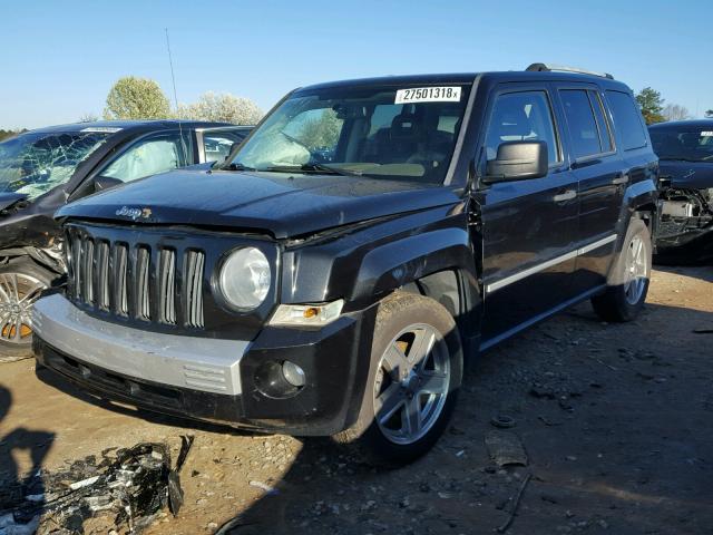 1J8FT48W18D666993 - 2008 JEEP PATRIOT LI BLACK photo 2