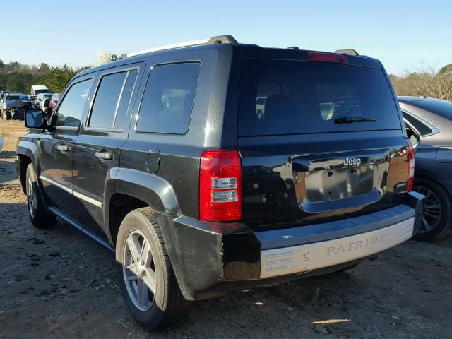 1J8FT48W18D666993 - 2008 JEEP PATRIOT LI BLACK photo 3