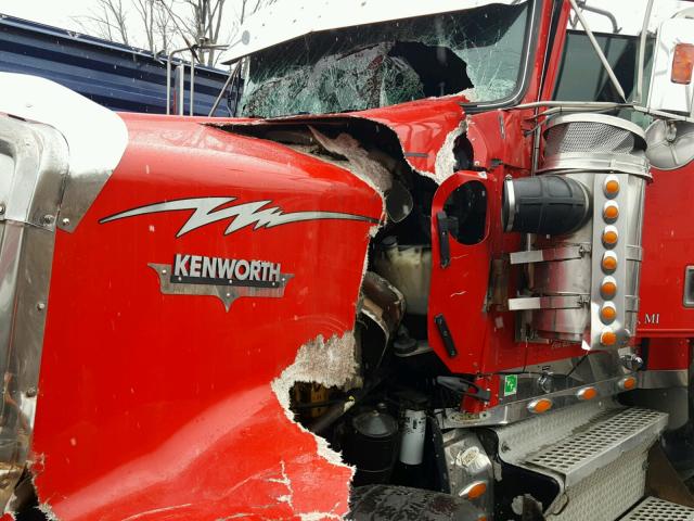 1XKWDB9X2YJ860597 - 2000 KENWORTH CONSTRUCTI RED photo 9