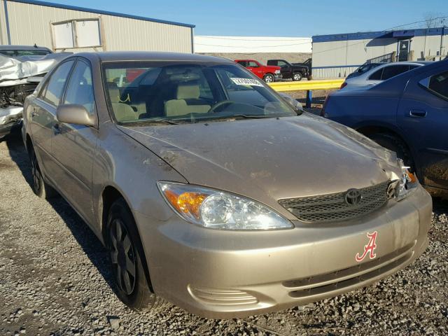 4T1BE32K42U595825 - 2002 TOYOTA CAMRY LE GOLD photo 1