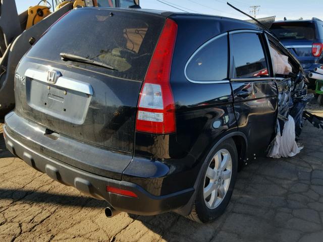 5J6RE387X8L003245 - 2008 HONDA CR-V EXL BLACK photo 4